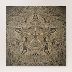 Puzzle Les empreintes de chaussures dans le Mandala de sa