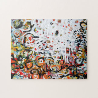 Puzzle Les endroits où nous allons - peinture Abstraite