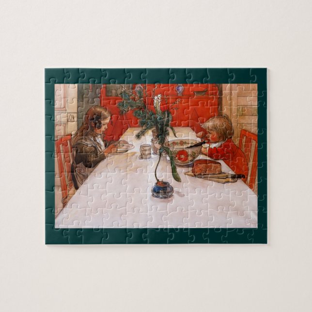 Puzzle Les Enfants Qui Mangent Le Souper (Horizontal)