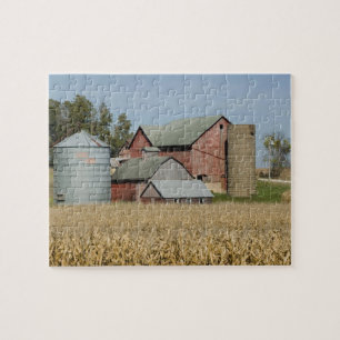 Puzzle Les Etats-Unis, IOWA, Froelich : Vieille ferme