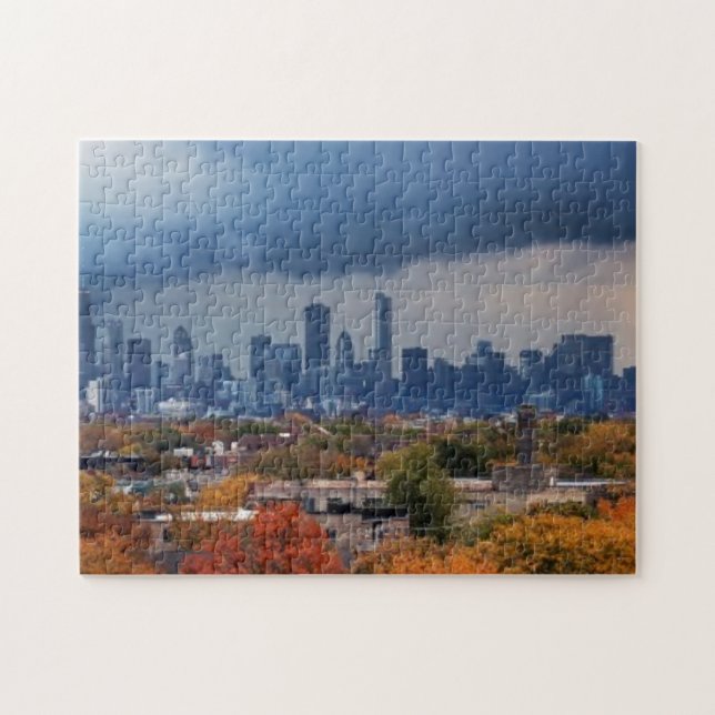 Puzzle Les Etats-Unis, l'Illinois, Chicago, paysage (Horizontal)