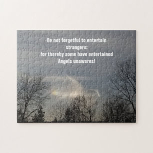 PUZZLE LES ÉTRANGERS PEUVENT ÊTRE DES ANGELS