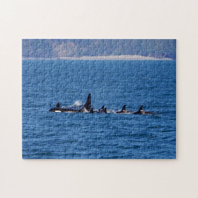 Puzzle Les familles s'assoient (Horizontal)