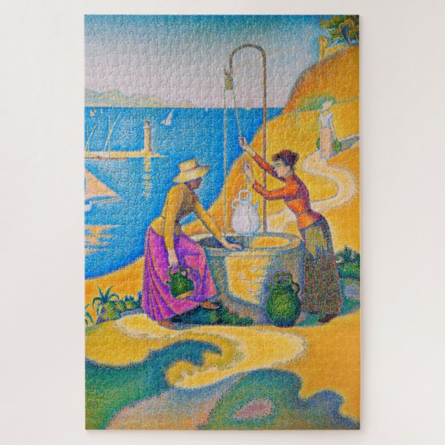 Puzzle Les femmes dans le puits, Signac (Vertical)