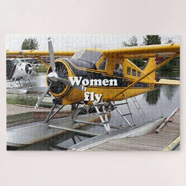 Puzzle Les femmes volent : hydravion, Lake Hood, Alaska (Horizontal)