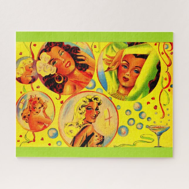 Puzzle Les filles glamour des années 1940 (Horizontal)