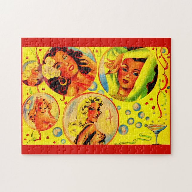 Puzzle Les filles glamour des années 1940 (Horizontal)