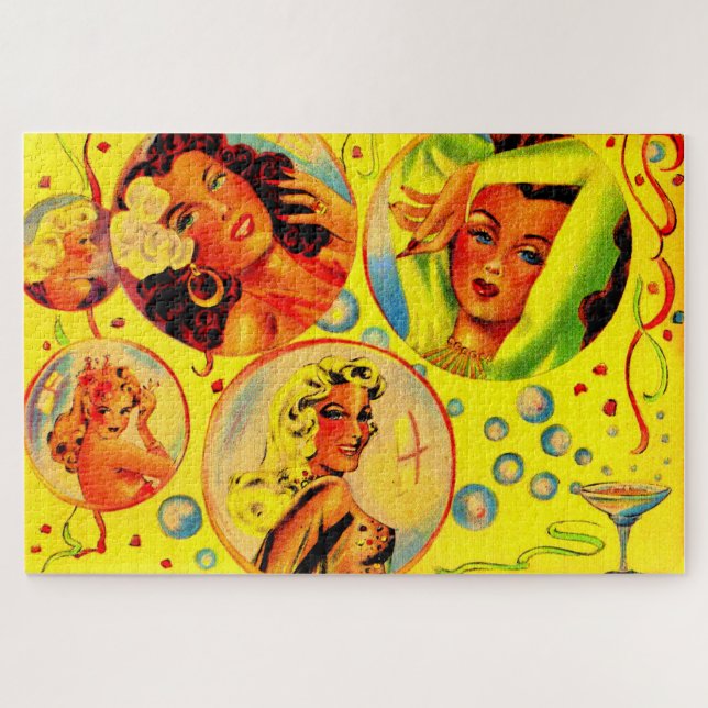 Puzzle Les filles glamour des années 1940 (Horizontal)
