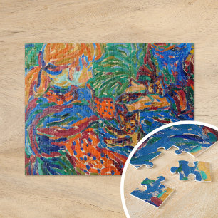 Puzzle Les filles jouant avec des chats   Ernst Ludwig Ki