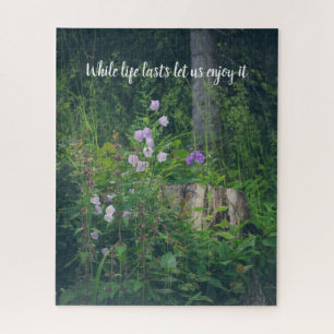 Puzzle Les fleurs de Bellflowers dans les bois