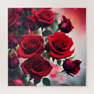 Puzzle "Les fleurs de Rose écarlate : un bouquet de passi
