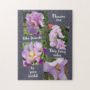 Puzzle Les fleurs sont comme des amis