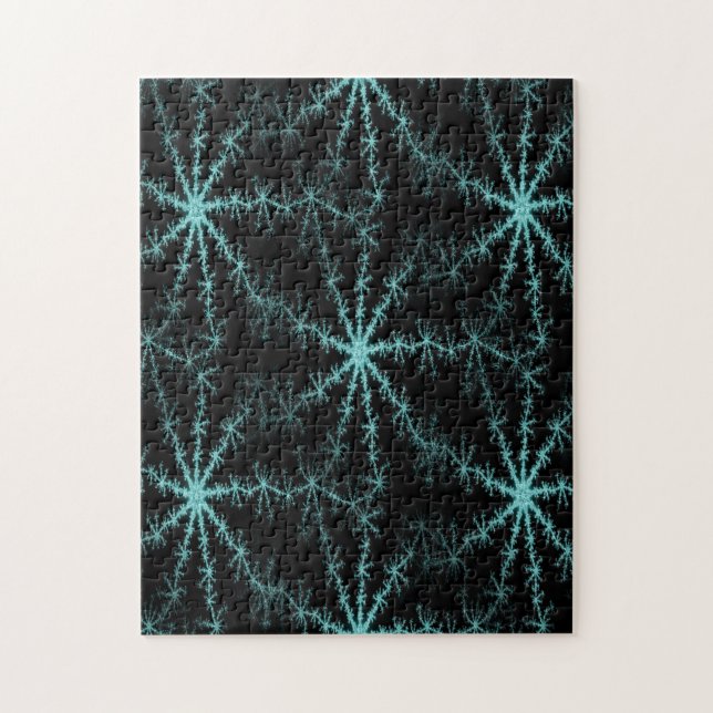 Puzzle Les flocons de neige sur le pare-brise... (Vertical)
