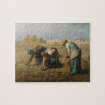 Puzzle Les glaneurs, 1857<br><div class="desc">Nombre de collection d'image :  XIR23925 les glaneurs,  1857 (huile sur la toile). Millet,  1814-75) huiles de Jean-Francois (sur la toile. Musee d'Orsay,  Paris,  France Giraudon.  1857</div>