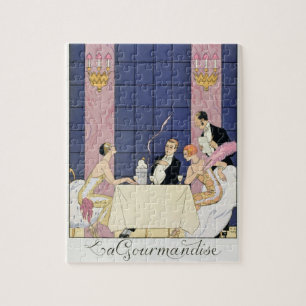 Puzzle Les gourmands, 1920-30 (copie de pochoir)