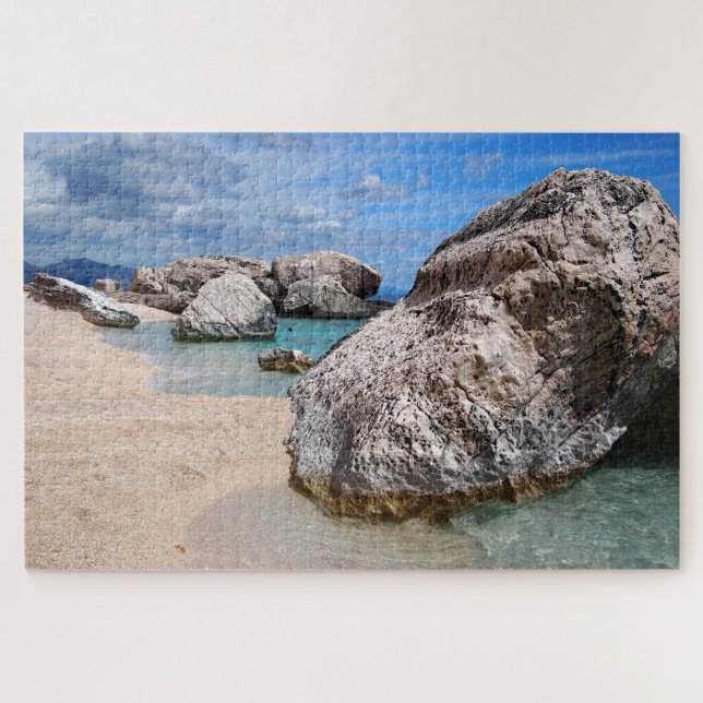 Puzzle Les grandes roches à Cala Mariolu échouent sur (Horizontal)