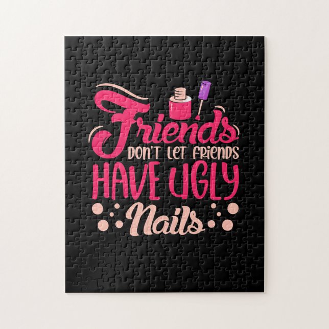 Puzzle Les Grands Amis Ont Des Ongles Vilains (Vertical)