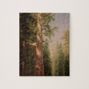Puzzle Les grands arbres, Mariposa Grove, CA par Bierstad