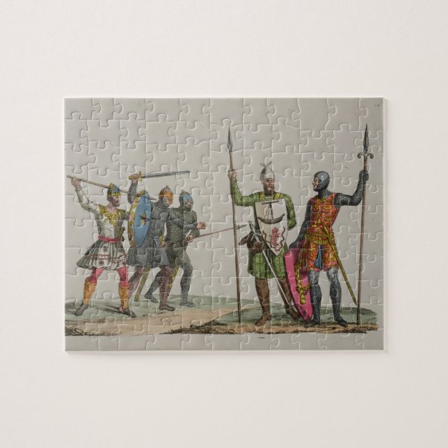 Puzzle Les guerriers anglo-saxons, plaquent 14 'de (Horizontal)