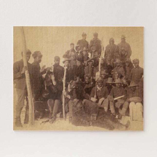 Puzzle Les guerriers du buffle : la cavalerie noire améri (Horizontal)