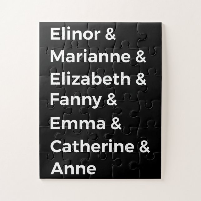 Puzzle Les Héroïnes de Jane Austen Ier (Vertical)
