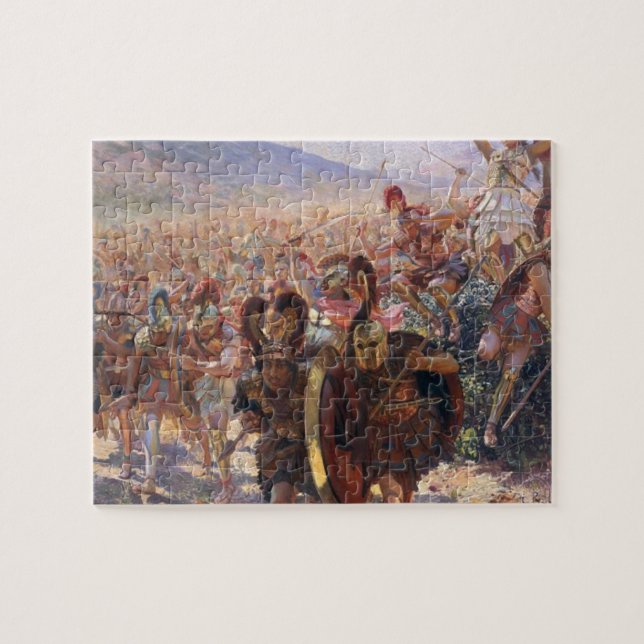 Puzzle Les Héros de la bataille de Marathon (Rochegrosse) (Horizontal)