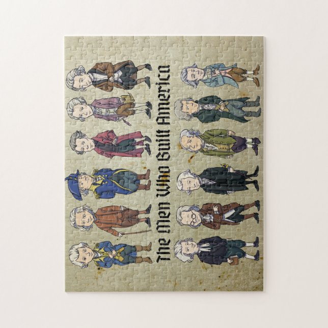 Puzzle Les hommes qui ont construit l'Amérique JigsawPuzz (Vertical)