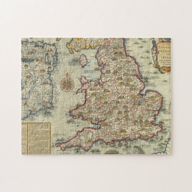 Puzzle Les invasions de l'Angleterre et de l'Irlande (Horizontal)