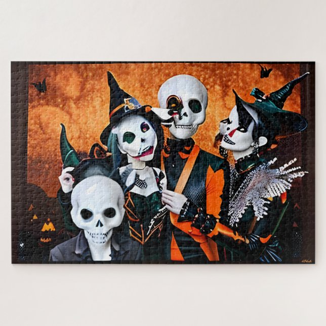 Puzzle Les irréductibles d'Halloween (Horizontal)