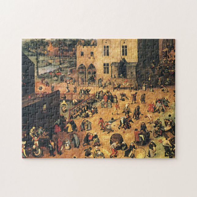 Puzzle Les jeux Bruegel Midieval des enfants (Horizontal)