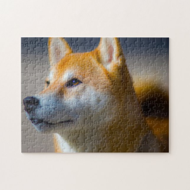 Puzzle Les Jigsaws de Chien Shiba Inu. (Horizontal)