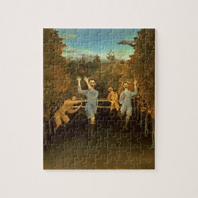 Puzzle Les joueurs de football, 1908 (huile sur la toile) (Vertical)