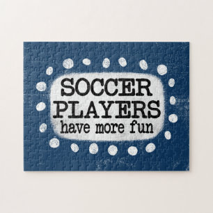 Puzzle Les Joueurs De Football Ont Plus Amusant Jigsaw Pu