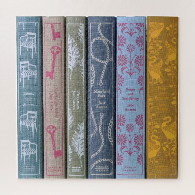 Puzzle Les livres de Jane Austen (Vertical)