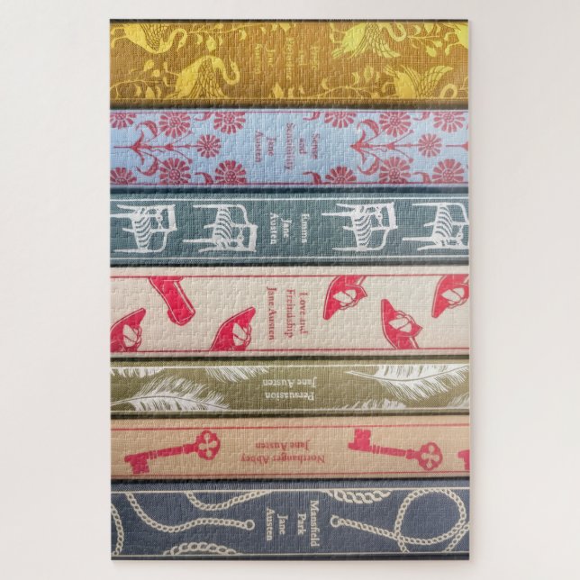 Puzzle Les livres de Jane Austen (Vertical)