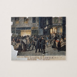 Puzzle "Les lumières O" London (litho de couleur)