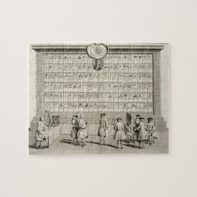 Puzzle Les maçons libres, avec des signes pour les (Horizontal)