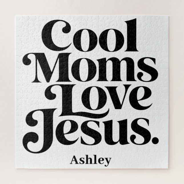 Puzzle Les mamans cool aiment Jésus (Vertical)
