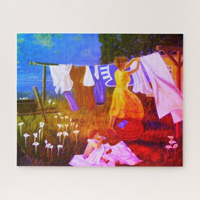 Puzzle Les Mères classiques art quotidien (Horizontal)