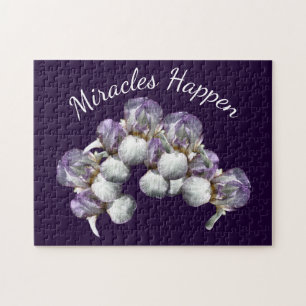 Puzzle Les miracles se produisent Iris Fleurs Inspiration