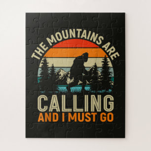 Puzzle Les montagnes m'appellent et je dois y aller