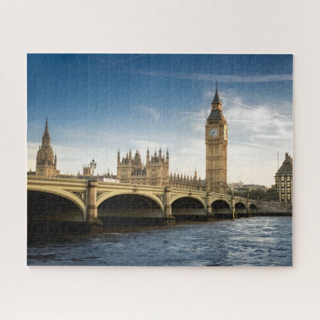 Puzzle Les monuments | Big Ben, Londres Angleterre (Horizontal)