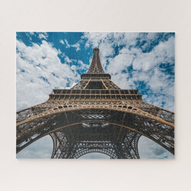 Puzzle Les monuments | Regard sur la Tour Eiffel (Horizontal)