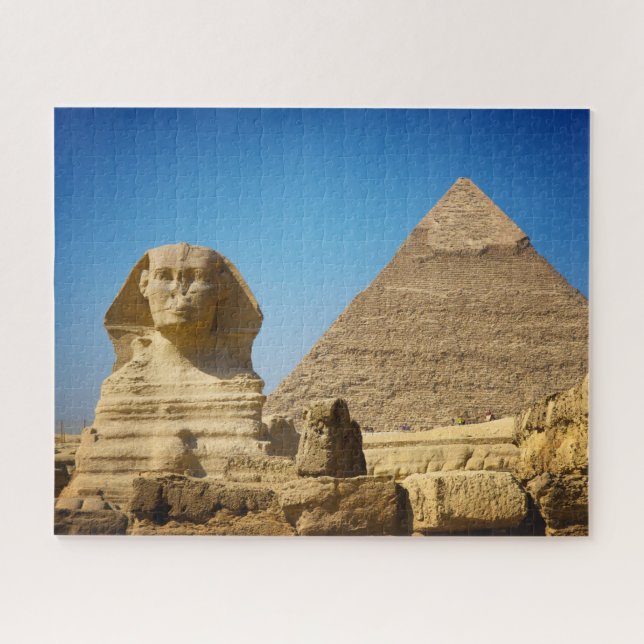 Puzzle Les monuments | Sphinx & Pyramide d'Egypte (Horizontal)