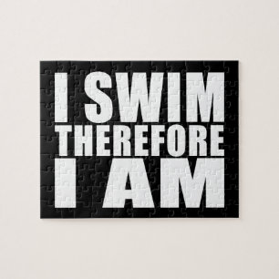 Puzzle Les nageurs drôles cite des plaisanteries que je