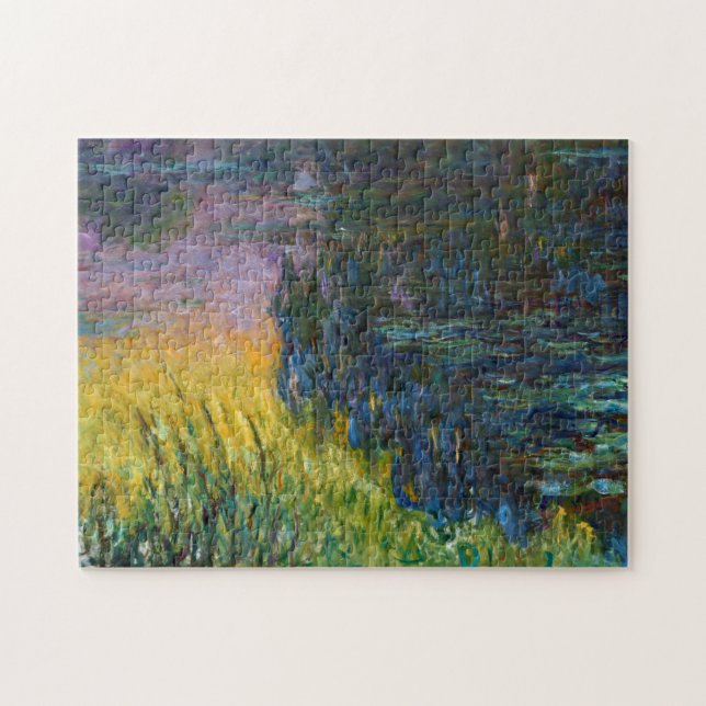 Puzzle Les Nappes d'Eau - Réglage Soleil, Claude Monet, 1 (Horizontal)