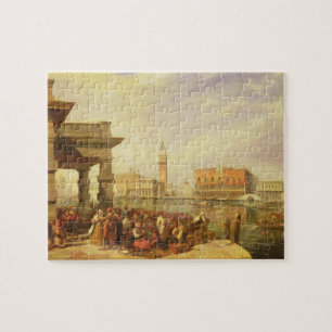 Puzzle Les négociants orientaux à l'entrée dans la bo