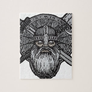 Puzzle les norses nordiques germaniques d'homme de Viking