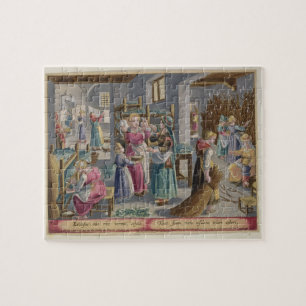 Puzzle Les oeufs hachent dûment dans des vers, ils sont 