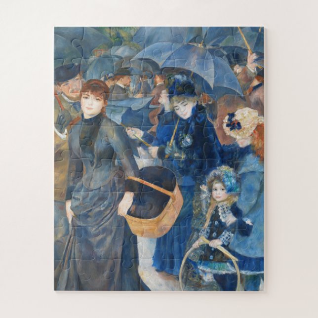 Puzzle Les parapluies, Pierre Auguste Renoir Art (Vertical)